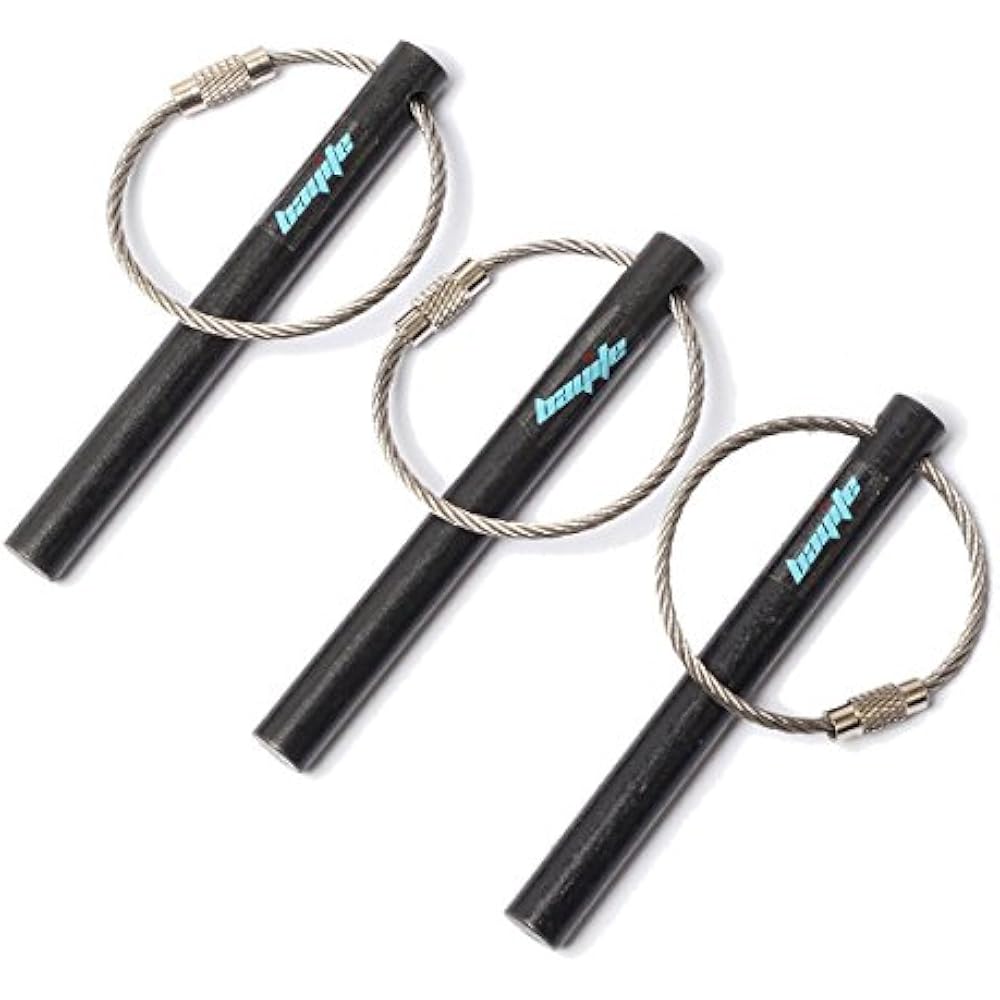 Survival Safety & Drilled Ferrocerium Rod Flint Fire Starter Rods