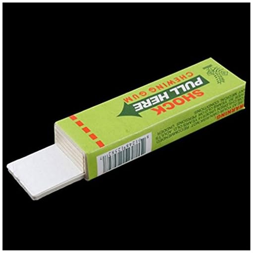 TRENTON Safety Trick Joke Toy Electric Shock Shocking funny Pull Head Chewing Gum Gags Practical Jokes Novelty Items - Image 5