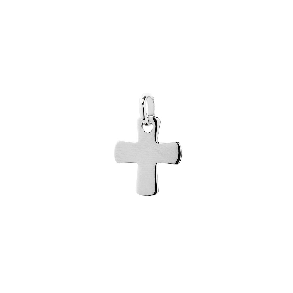 NKlaus Rhodium Plated 925 Sterling Silver Crucifix Cross Pendant Orthodox Communion Confirmation 6363 Christening