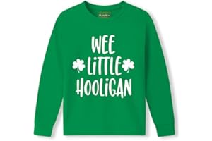 BesserBay Kids St. Patrick's Day Theme Long Sleeve Shirt Soft Cotton Irish Top 2-10 Years