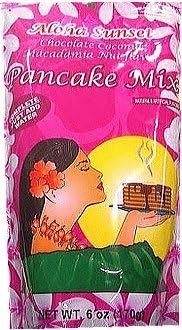 アロハサンセット パンケーキミックス チョコレート ココナッツ マカダミアナッツフレーバー 6oz 170g Hawaii Flavor Pancake Mix Aloha Sunset Sunset アロハサンセット ホットケーキ ケーキミックス 通販 Amazon