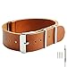 20mm Synthetic Leather 2 Pack strap with spring bar tool and 4 spring bars - Barron Watch Company [BWC]…