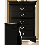 Coaster Home Furnishings Louis Philippe 5-Drawer Chest Black