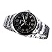 Casio Men's MTP1319BD-1AV Silver Stainless-Steel Quartz Watch with Black Dial
