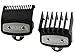 Professional Versatile Premium Cutting Guide Comb with Metal Clip #1/2 & #1 1/2 Combo Set #3354-1100-1000 for All Wahl Clippers/Trimmer primary