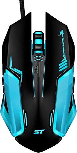 image for Gaming Mouse SOWTECH USB Wired Gaming Mice 4 Adjustable DPI Levels 7 C