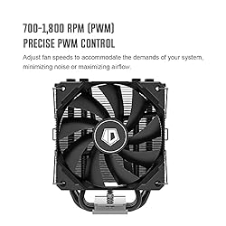 ID-COOLING SE-226-XT Black CPU Cooler LGA1700 CPU