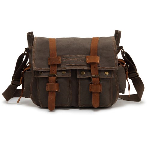 Cheap Messenger Bags. Rustic Town 13" Genuine Leather Handmade