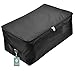 iwill CREATE PRO Seasonal Clothes Storage Bag, Comforter/Bedding/Quilt/Pillow Storage Organizer Bag, Black