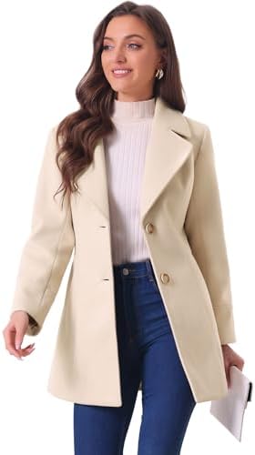 Amazon.com: Allegra K Women's 2025 Coat for Winter Notch Lapel