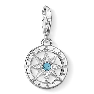 THOMAS SABO Damen Charm-Anhänger Kompass Charm-Anhänger Kompass 925er Sterlingsilber 1228-405-17