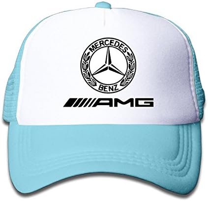 ViVi 66 An Unisex Kids Trucker Cap With Mesh Adjustable - Mercedes AMG Logo Black