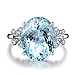 Yuren Fashion Women Rhinestone Butterfly Ring Natural Stone Topaz Ring Crystal Butterfly Engagement Ring Gemstone Sapphire Rhinestone Ring for Women Wedding Party Jewelry Size 6-10 (US Code 10)