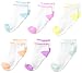 Carter's Baby Girls' Newborn 6 Pack Terry Ankle Socks