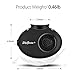 SkyGenius Battery Operated Necklace Fan, Mini Portable USB Rechargeable Fan for Personal Cooling, Kids, Gift, Camping, Outdoor Event, Travel, Concerts, Church, Hot Flash (New Version, Black)