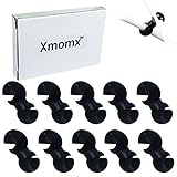 Xmomx 10 pcs Rotating S-Hook Clips Hook Shift Cable Brake Gear Cable Housing Fixing Holder Guide Cycling Bike Bicycle MTB