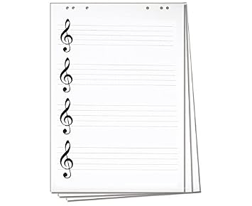 Betzold Musik Flipchart Block Mit Notenlinien Und Violinschlussel