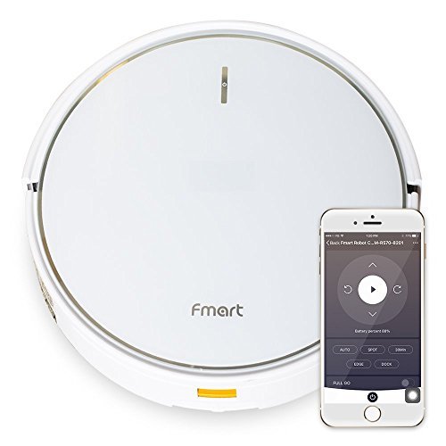 Fmart Pro Robotic Vacuum Cleaner with Self-Charging, Mop and Water Tank, Robot Vacuum Cleaner for Hard Floor, Low-pile Carpet, APP Control, Wi-Fi Connected - Cleaning Robot FM-R570