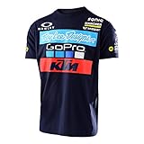 Troy Lee Designs Boys/Kids 2017 KTM Team LIC Short-Sleeve Shirt - Youth X-Large