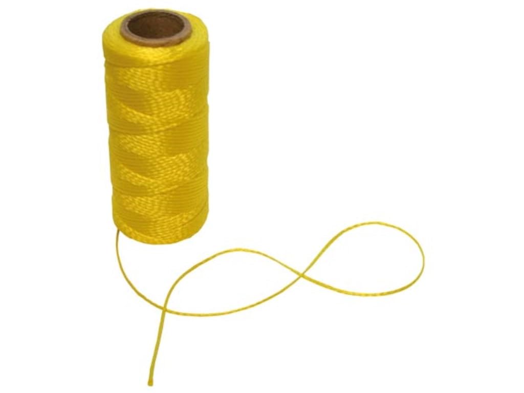Toolland Mason's Cord 100m x Ø 1.2mm, yellow