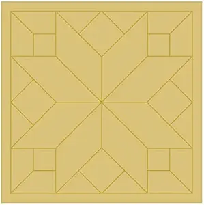 Barn Quilt Square Design by Lines Cutout Unfinished Wood Country Decor Coloring BookDoor Hanger Everyday MDF Shape Canvas Style 5