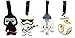 5' Inspired 4pcs Luggage Tags Charms kylo ren BB8 Stormtrooper R2D2