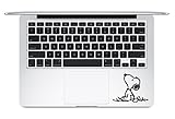 Snoopy Apple Macbook Trackpad Keyboard Vinyl Decal Sticker Apple Mac Air Pro Laptop Sticker