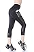 EAST HONG Womens Mesh Capri Workout Yoga Pants Running Tights Active Leggings
