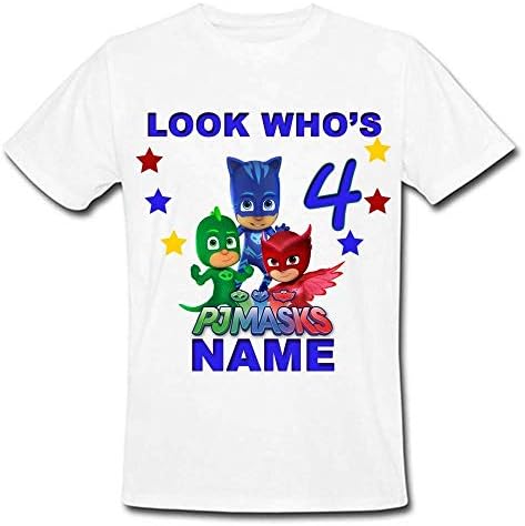 Sprinklecart Ideal PJ Masks Birthday T Shirt 4th Birthday Dress for Your Kid
