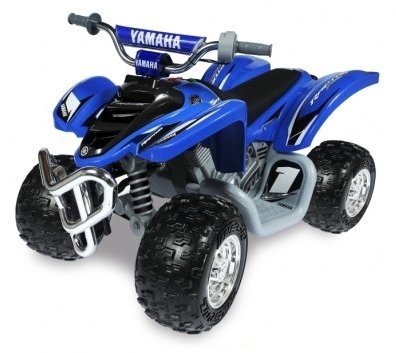 Yamaha Raptor ATV 12-Volt Battery-Powered Ride-On (Blue)