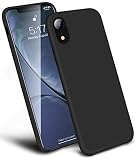 KUMEEK iPhone XR Case Silicone, Thin iPhone XR Cases Slim Gel Rubber Liquid Silicone Shockproof Drop Protective Cover for&nbsp;iPhone&nbsp;XR Case 2018(Black, 6.1)