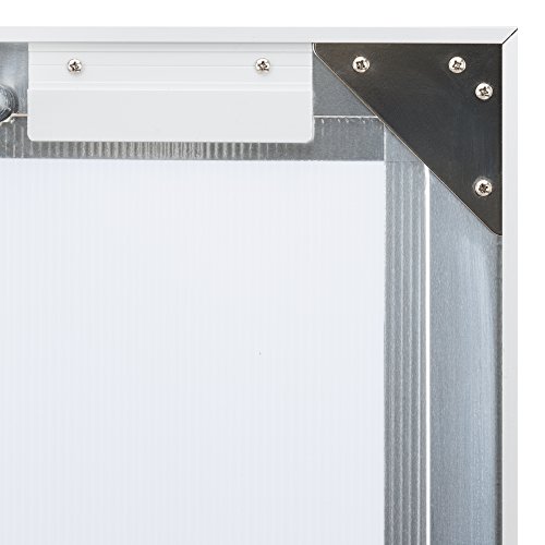 Norwood Commercial Furniture NOR-ATA-1003-SO Outdoor/Indoor Enclosed Cork, Bulletin Board with One Door, 2' W x 3' H, Silver/Brown