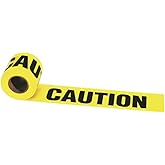 IRWIN Tools STRAIT-LINE 66200 Barrier Tape Roll, CAUTION, 3-inch by 300-foot (66200)