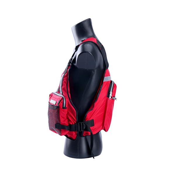 Amairne-made-Boat-Buoyancy-Aid-Sailing-Kayak-Fishing-Life-Jacket-Vest-D11-Red