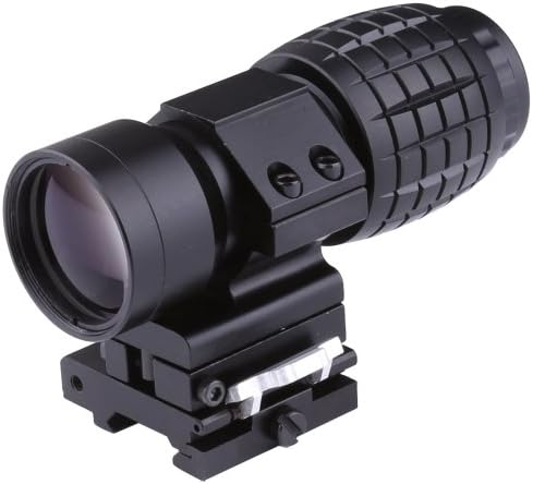 FIRE WOLF 3X Magnifier Scope Sight Tactical with Flip to Side 20mm Rail Mount Scopes