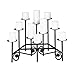 Minuteman International Cathedral Wrought Iron Hearth Fireplace Candelabra