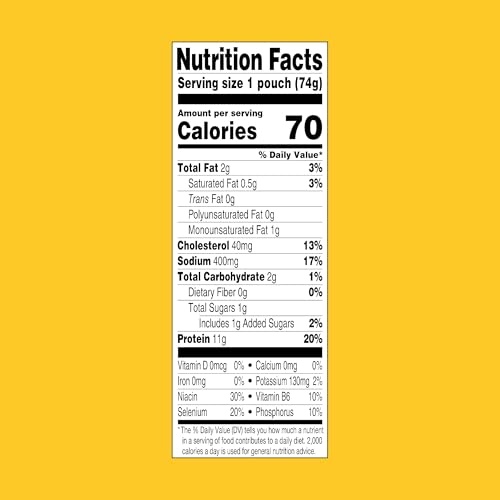 STARKIST CHICKEN CREATION ZESTY LEMON PEPPER, SINGLE SERVE POUCH, 2.6 OZ
