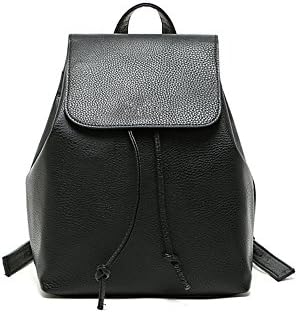 Orota Women's Modern Design Deluxe Fashion leather Backpacks for Girls Backpack Purse Bookbag School Bag Daypack (black 1)
