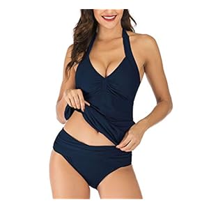 laprée Tankini Badpak voor dames, eendelig, figuurvormend, verkrijgbaar in verschillende kleuren