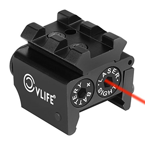 Cvlife mini tactical red dot laser sight with rail moun…