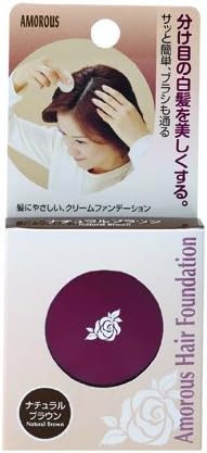 Amazon アモロス ヘアファンデーション A ナチュラルブラウン 5g アモロス 白髪染め 通販