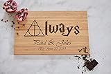Harry Potter - Always - Original - Harry Potter Inspired Custom Engraved Cutting Board - Personalized - Wedding - Engagement - Gift