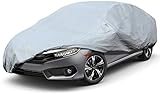 Leader Accessories Xtreme Guard 5 Layers Waterproof Breathable Outdoor Indoor Car Cover All Weather (Cars up to 19'0