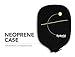 flybold Pickleball Paddle Graphite Face Polymer Honeycomb Core Ultra Cushion Grip Low Profile Edge Guard Perfect Grip Size Light Weight Neoprene Case (Pickleball Paddle)