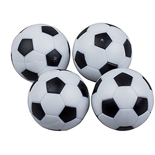 WIN Table Soccer Foosballs Replacements Black and White Soccer Balls Set Of 8 PCS - Thumbnail 2