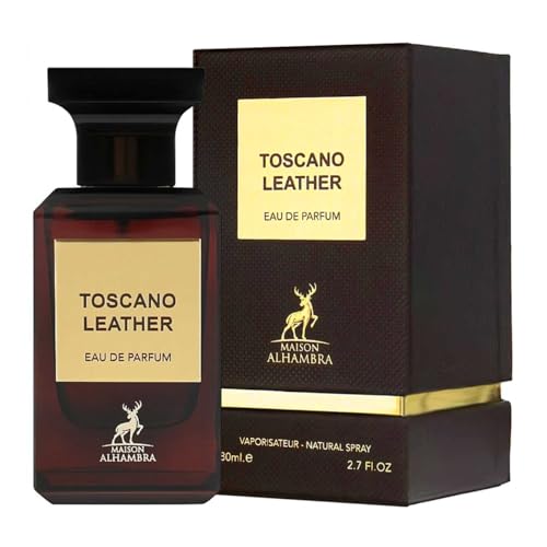 ALHAMBRA TOSCANO LEATHER 2.7 EAU DE PARFUM SPRAY FOR MEN