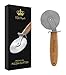 Pizza Royale Ethically Sourced Premium Natural Bamboo Pizza Cutter Wheel