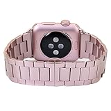 Apple Watch Band, No1seller Premium Solid Stainless Steel Apple Watch Band Strap Wrist Band Unique Polishing Business Replacement for Apple Watch Series 1, Series 2