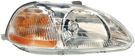 Vision Automotive HD10084A3L Honda Civic Sedan/Coupe/Hybrid Driver Side Replacement Headlight Unit