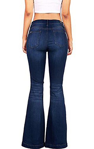 CNJFJ Women's Bell Bottom Jeans High Waist Denim Wide Leg Full Length Pants
